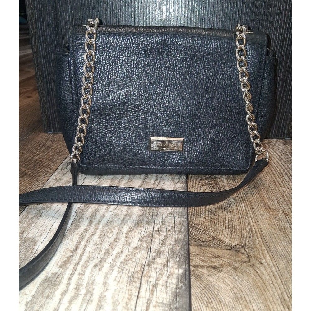 Kate Spade New York Briar Lane Eliza Crossbody, Black Pebbled Leather
